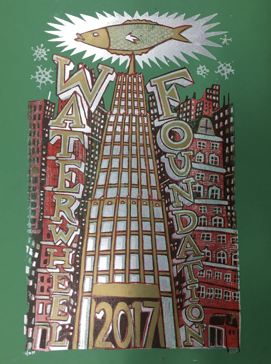 Jim Pollock "Waterwheel Foundation 2017" Green Variant