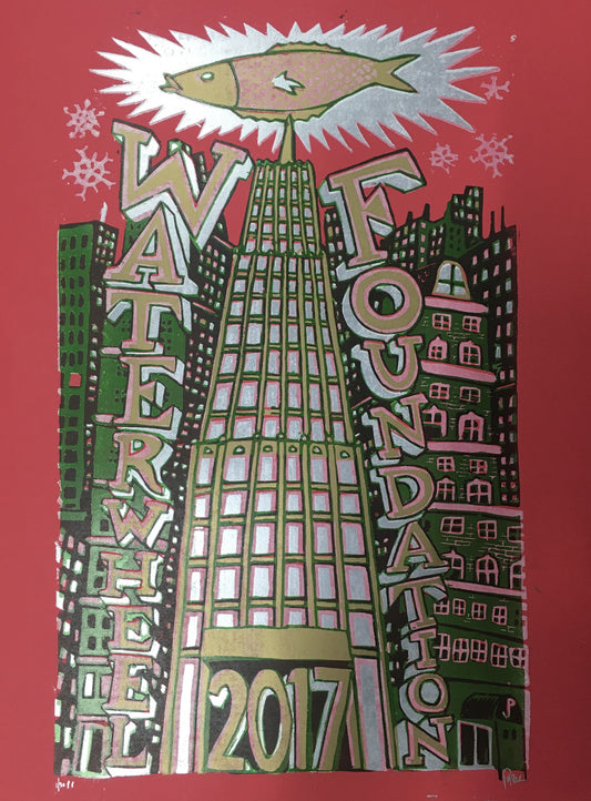 Jim Pollock "Waterwheel Foundation 2017" Red Variant