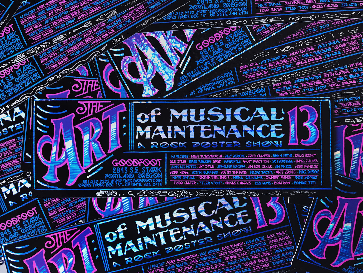 AJ Masthay "The Devil's Music" Rain Holo Foil