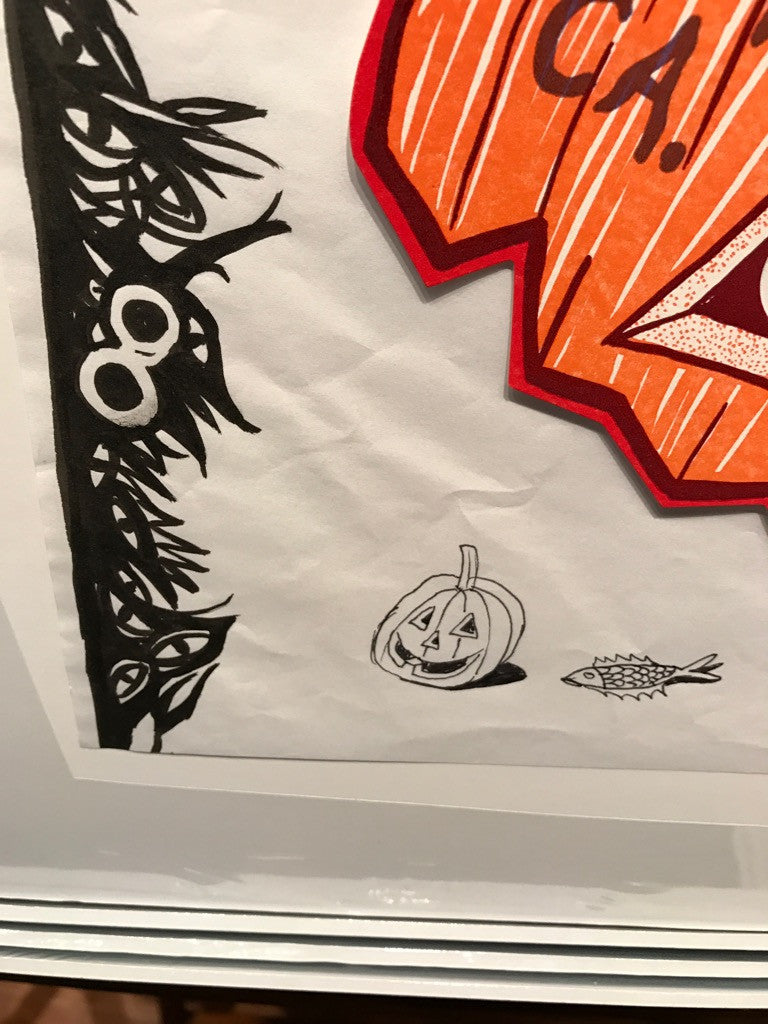 Jim Pollock "Phish Indio '09 OG Marker Border" Sketch + Offset Mask