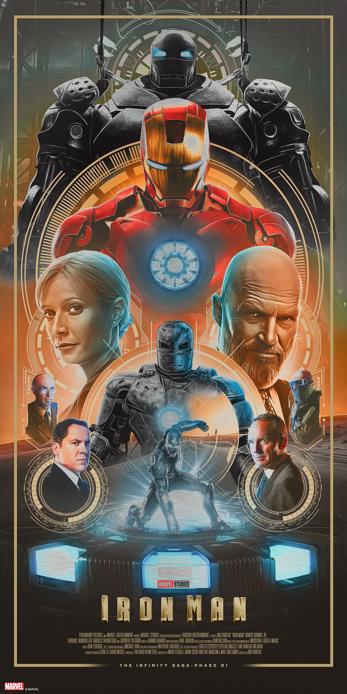 Nicolas Tetreault-Abel "Iron Man" Aluminum Print