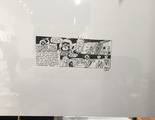 Phish Fishman space comic featured in Spring 1995 Doniac Schvice