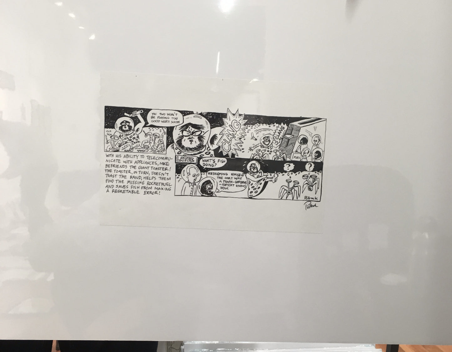 Phish Fishman space comic featured in Spring 1995 Doniac Schvice