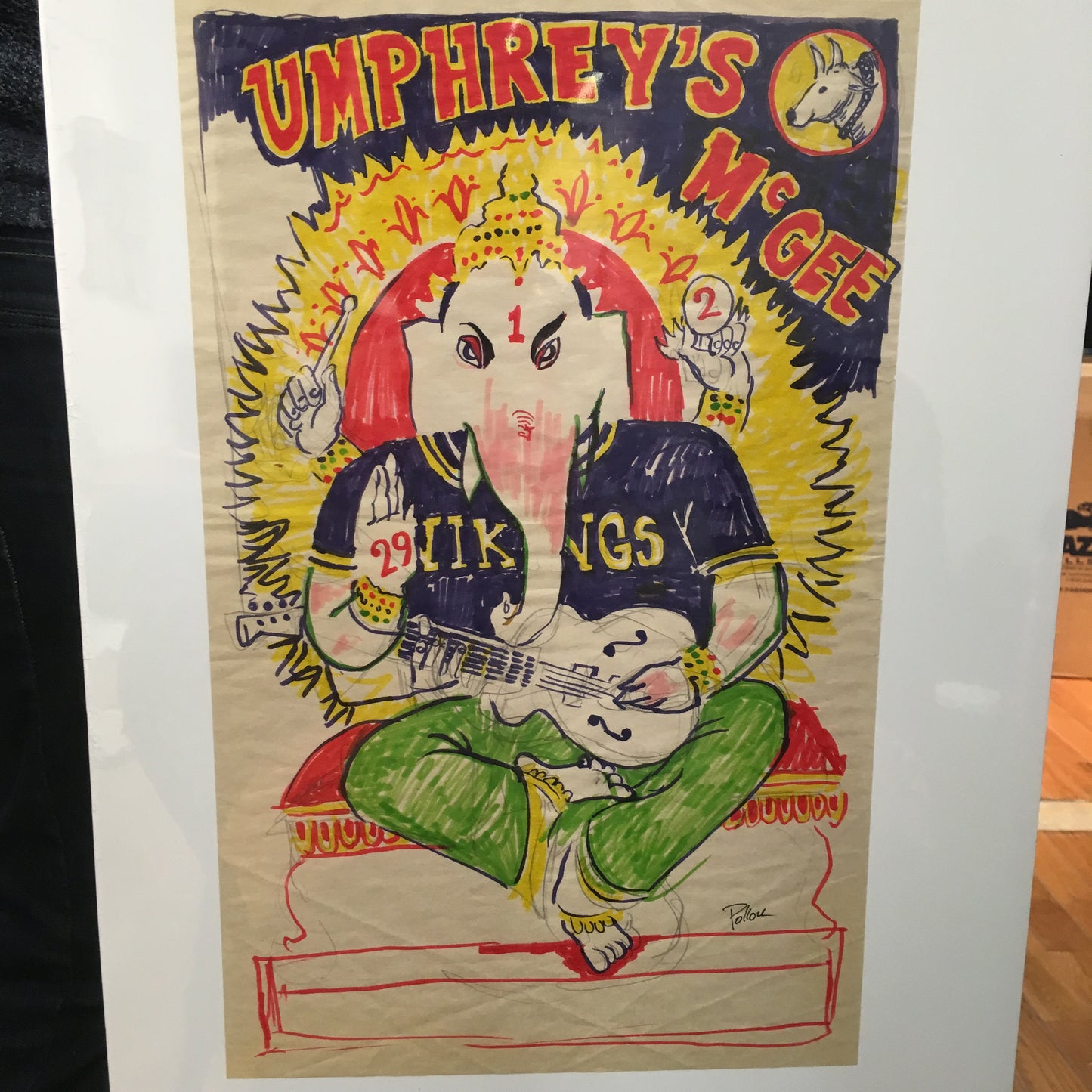 Umphrey's Mcgee Ganesh Wearing MN Vikings