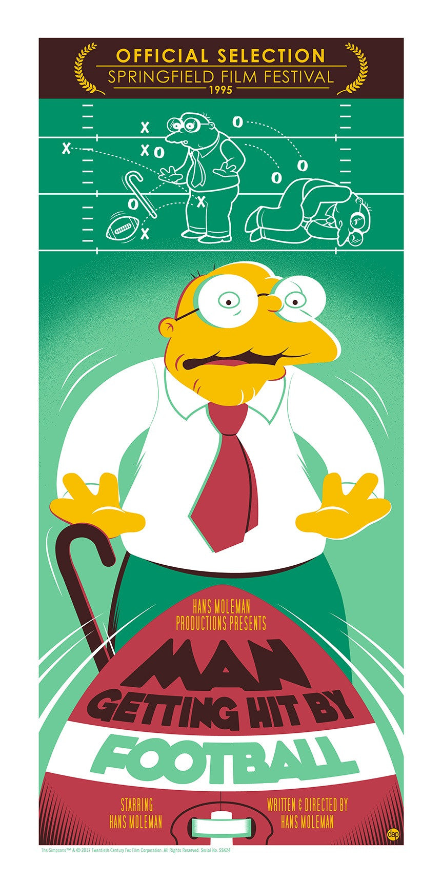 Dave Perillo "Pukahontas" & "Man Getting Hit By Football" SET