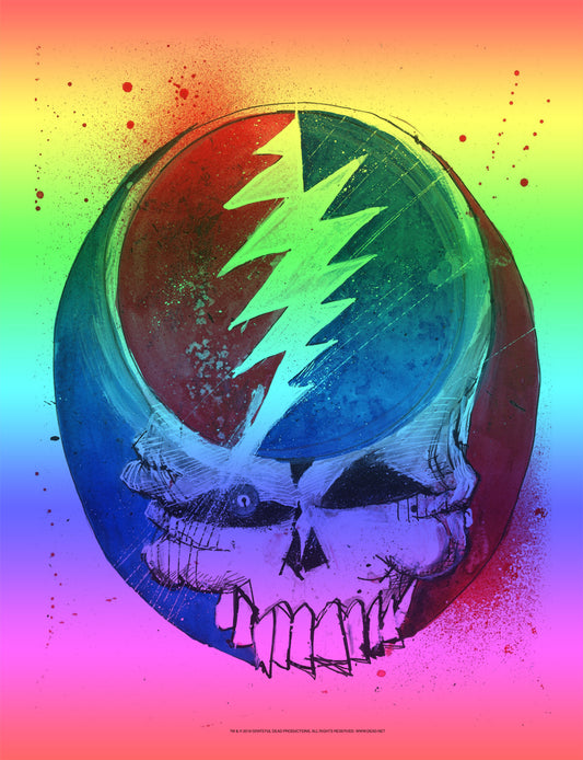 Joey Feldman "Grateful Dead: Heady Skull" Rainbow Foil Variant