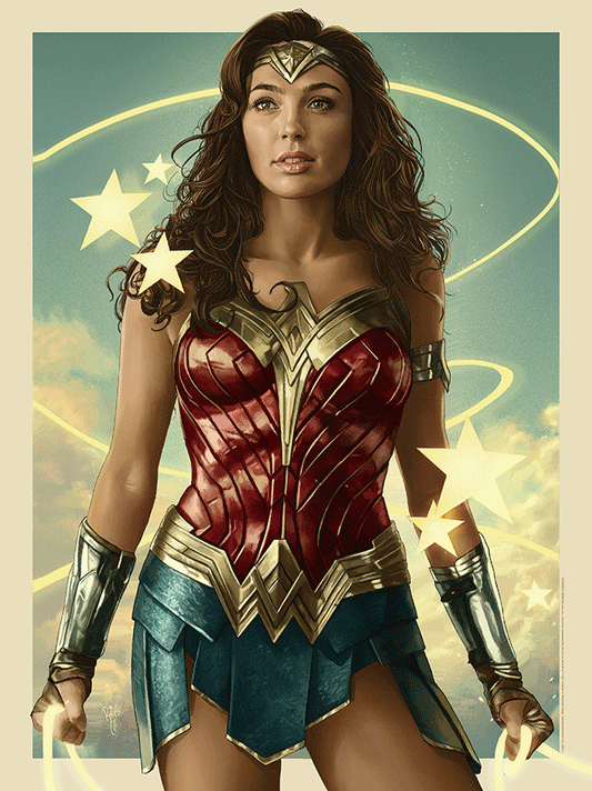 Juan Burgos "Wonder Woman" 3D Lenticular