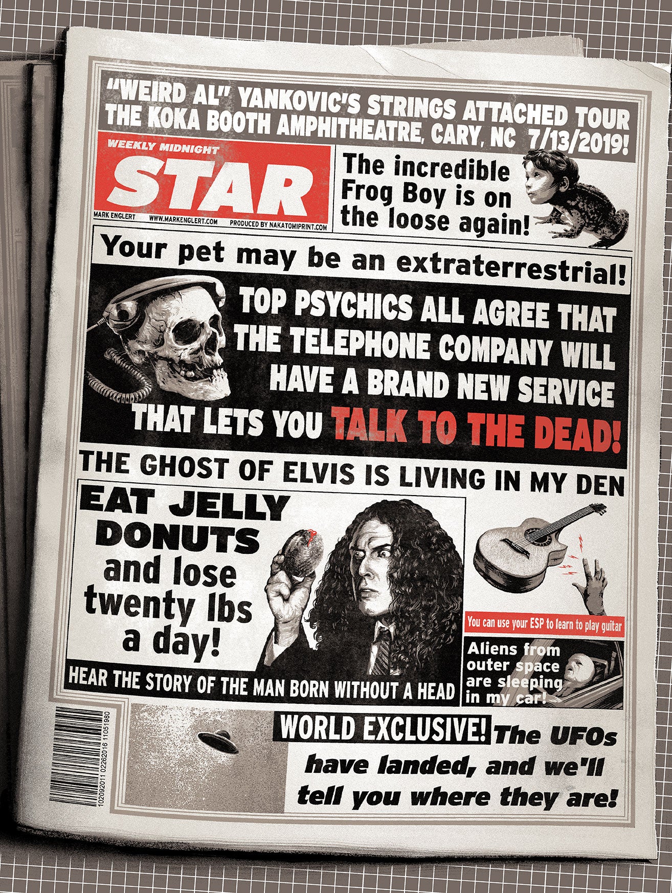 Mark Englert "Weird Al Yankovic - Cary, NC" AP