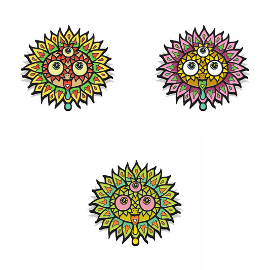 Marq Spusta "Bloomer" Enamel Pin Set