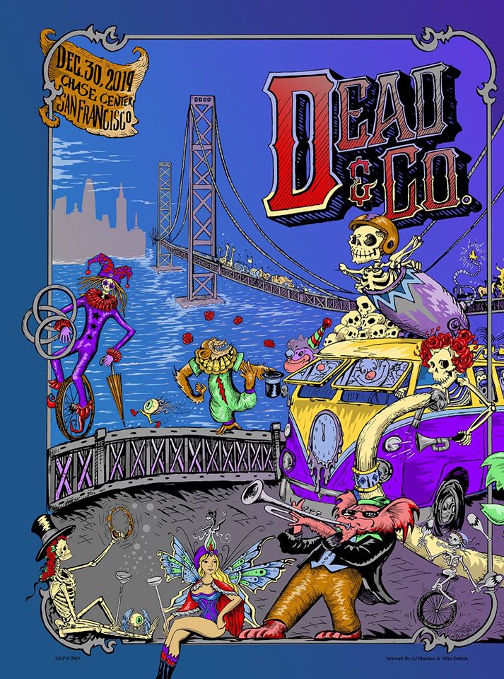 Masthay x Dubois "Dead & Co. NYE Collaboration 12/30" Rainbow Foil