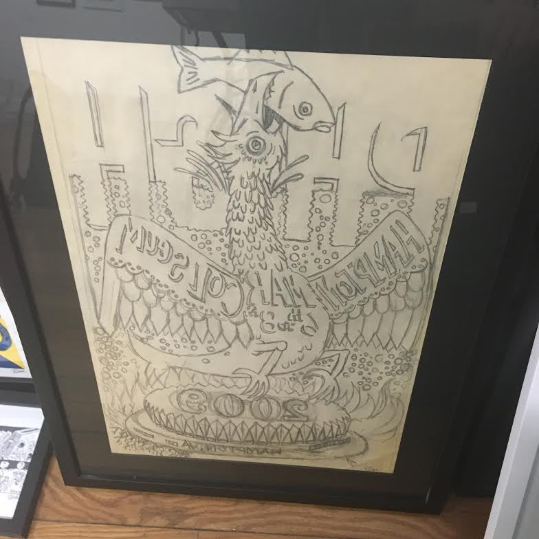 Phish Hampton '09 OG Pencil Transfer Sketch