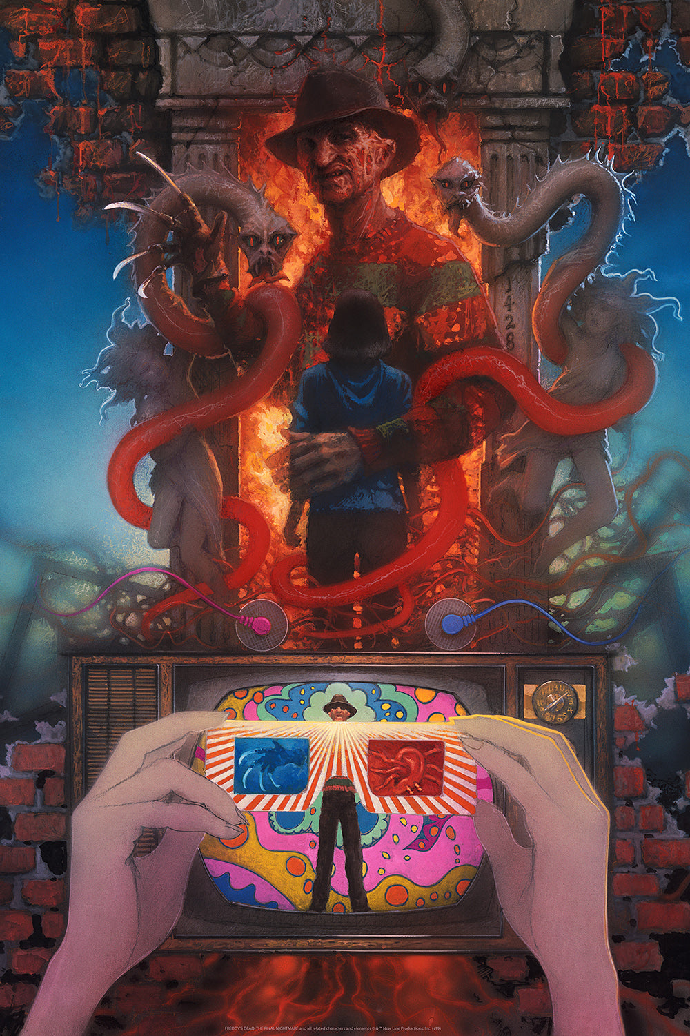 Matthew Peak "Freddy's Dead: The Final Nightmare" Art Print Variant