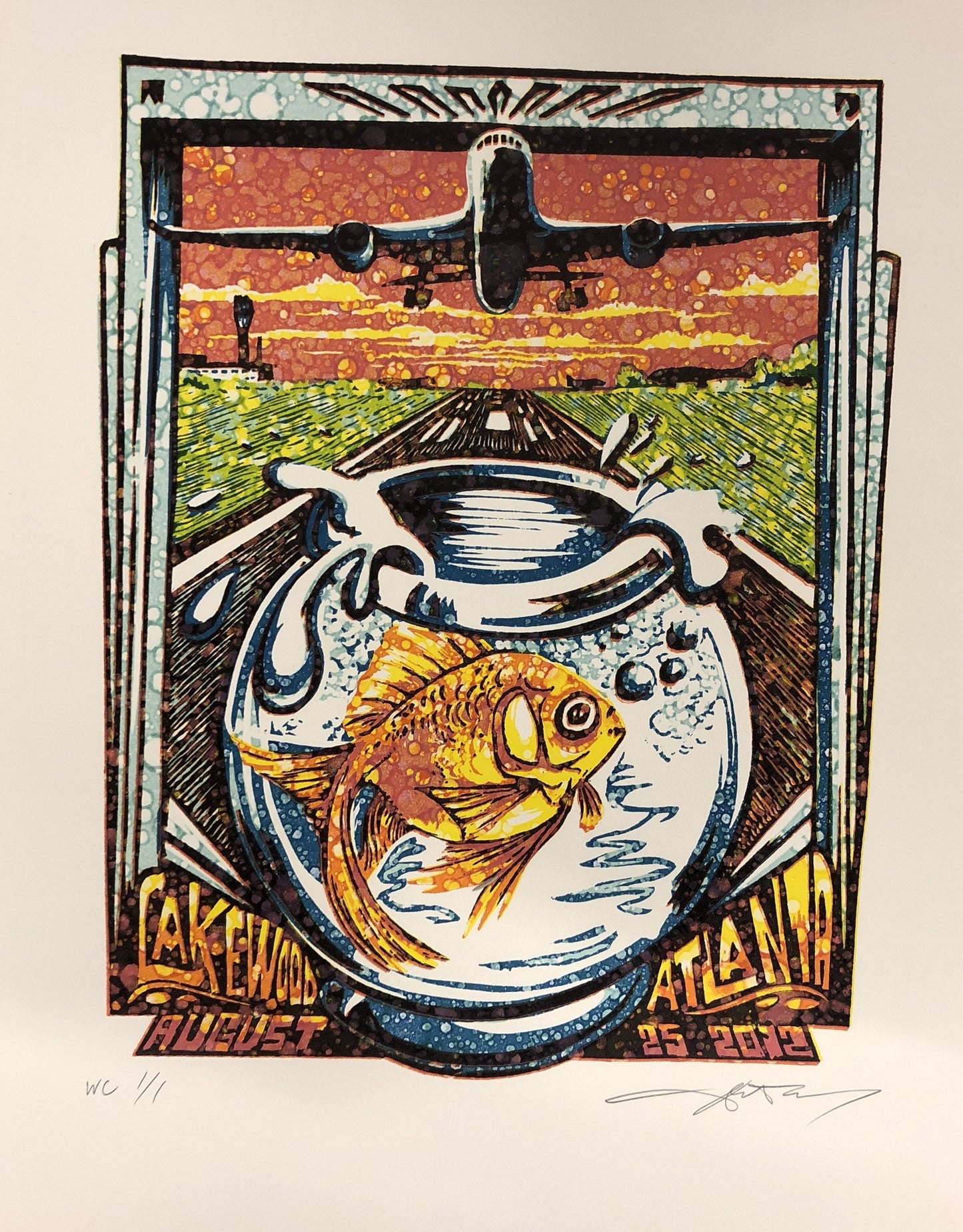 AJ Masthay "Lakewood Mini" Watercolor Variant