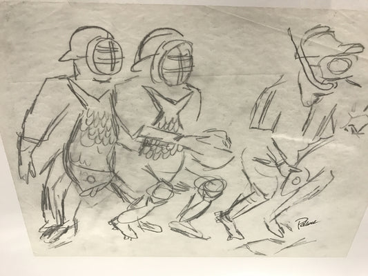 Phish Chicago '94 Baseball Card OG Pencil Concept Sketch