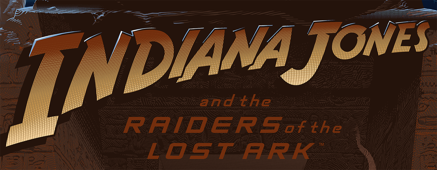 Laurent Durieux "Indiana Jones and The Raiders of The Lost Ark" Wood Variant