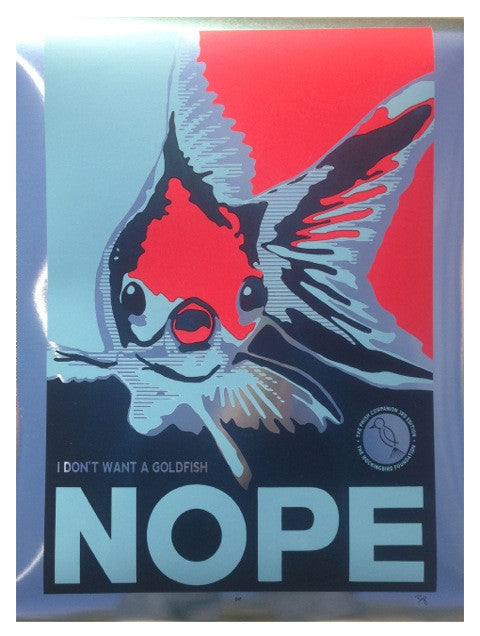 Brian Bojo "NOPE" Silver Foil