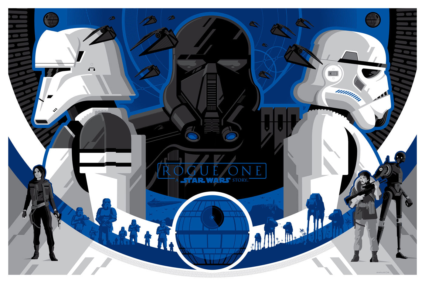 Tom Whalen "ROGUE ONE: A Star Wars Story" Variant