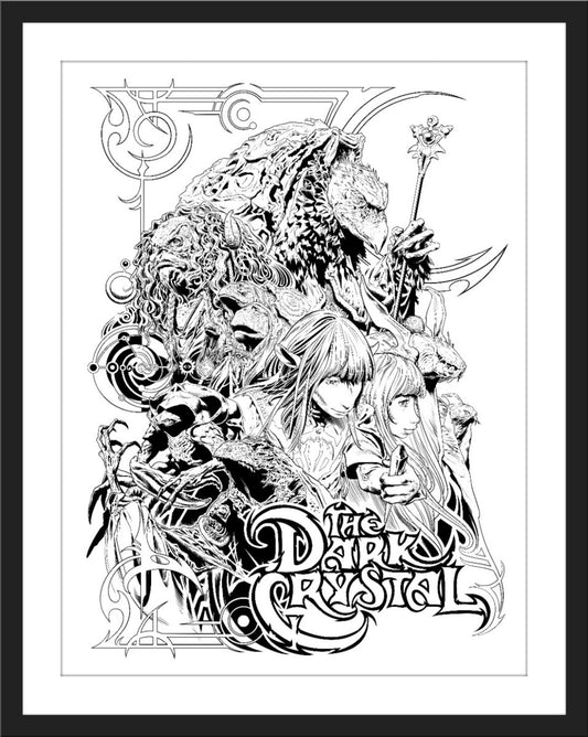Sergio Sandoval "The Dark Crystal" Letterpress