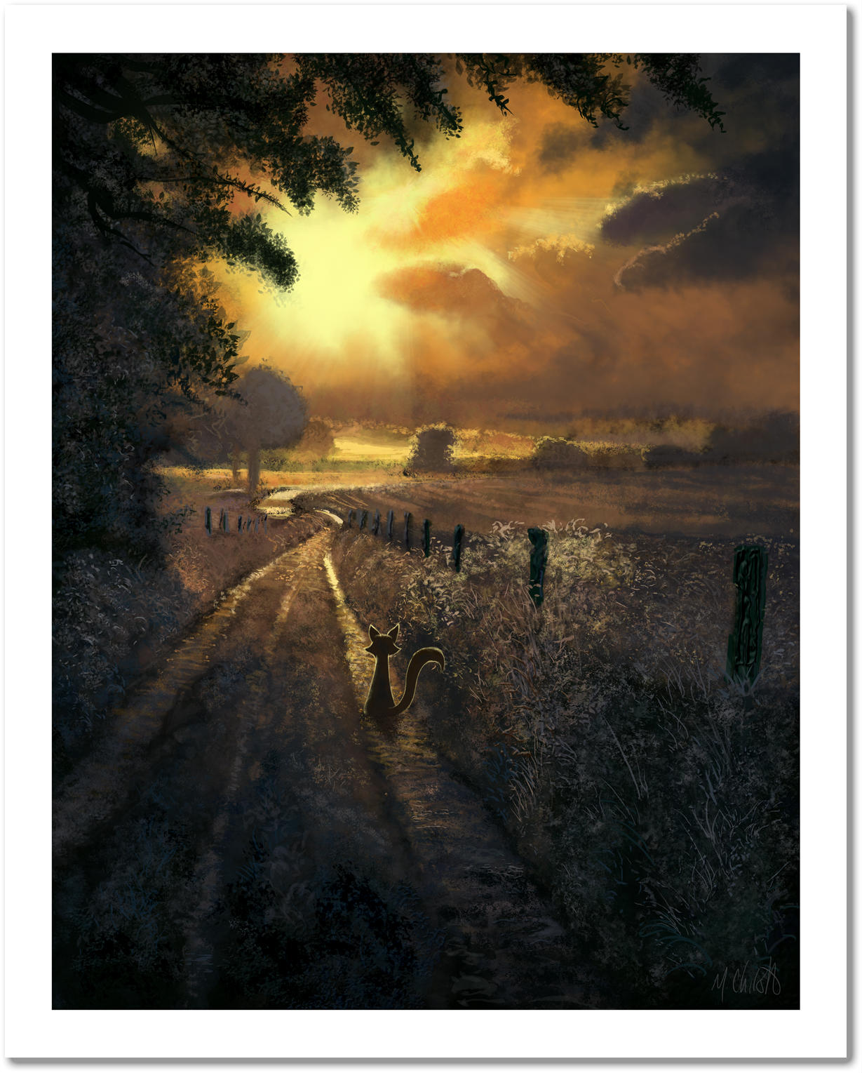 Mark Chilcott "Webster Fox #13"