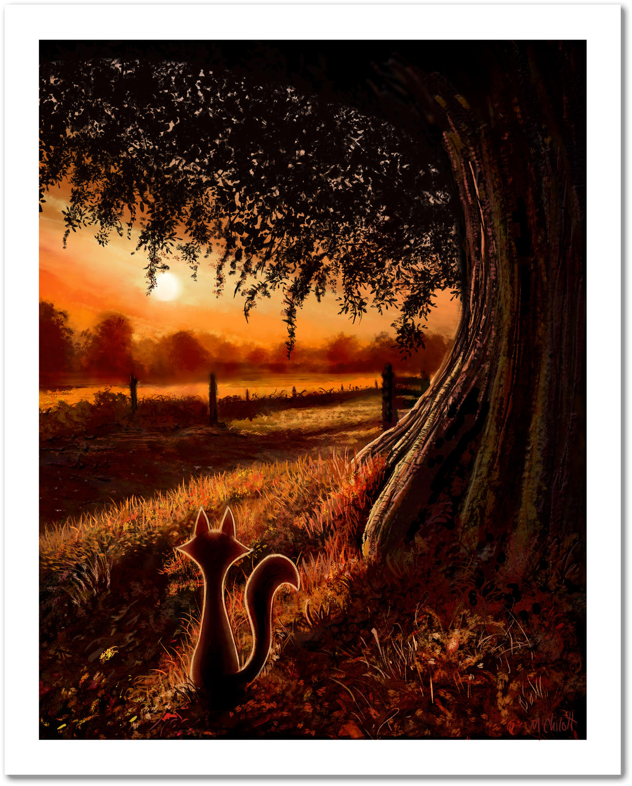 Mark Chilcott "Webster Fox #15"