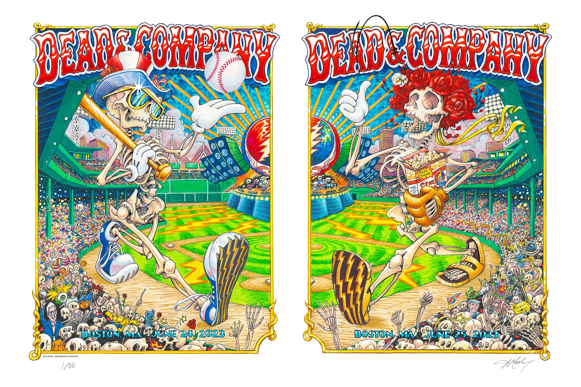 DEAD & COMPANY - FENWAY by AJ Masthay - On Sale INFO!