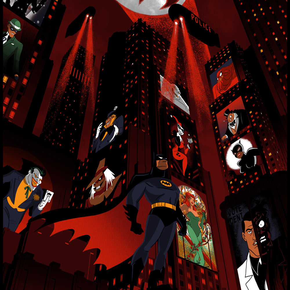 BATMAN: THE ANIMATED SERIES PRINT SHOWCASE BY RAID71 - ON SALE INFO!