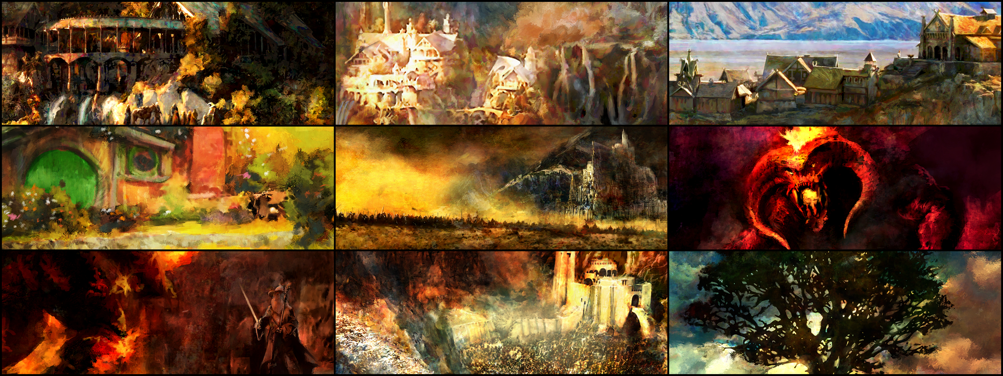 THE LORD OF THE RINGS: SHADOWS AND FLAMES PART III by Cliff Cramp - On Sale INFO!