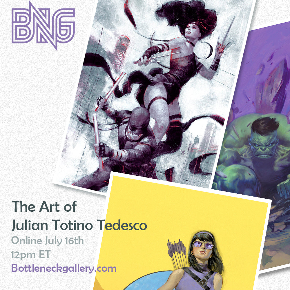 THE ART OF JULIAN TOTINO TODESCO - MARVEL SHOWCASE - ON SALE INFO!