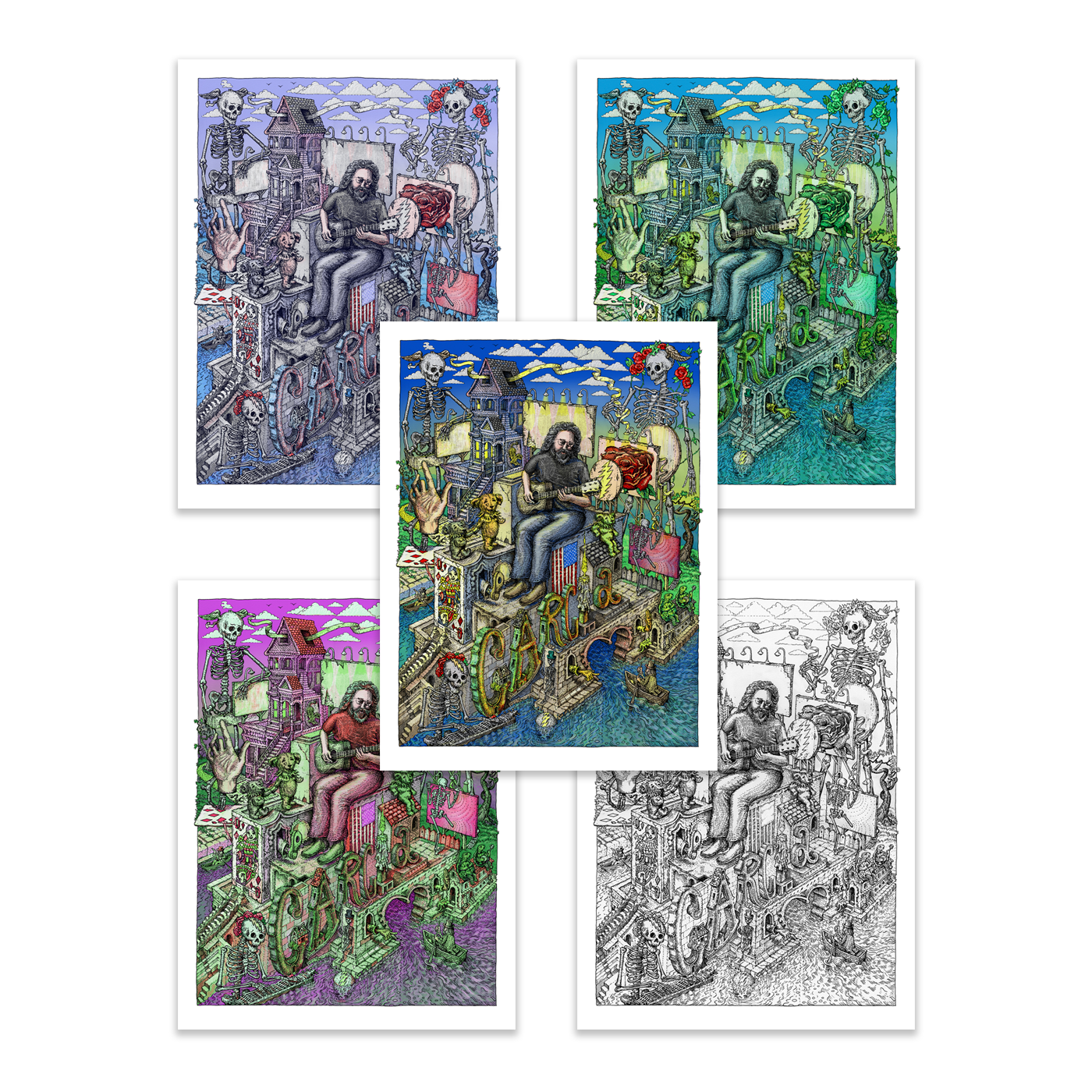 RAMBLE ON ROSE (Jerry Garcia) by David Welker - On Sale INFO!