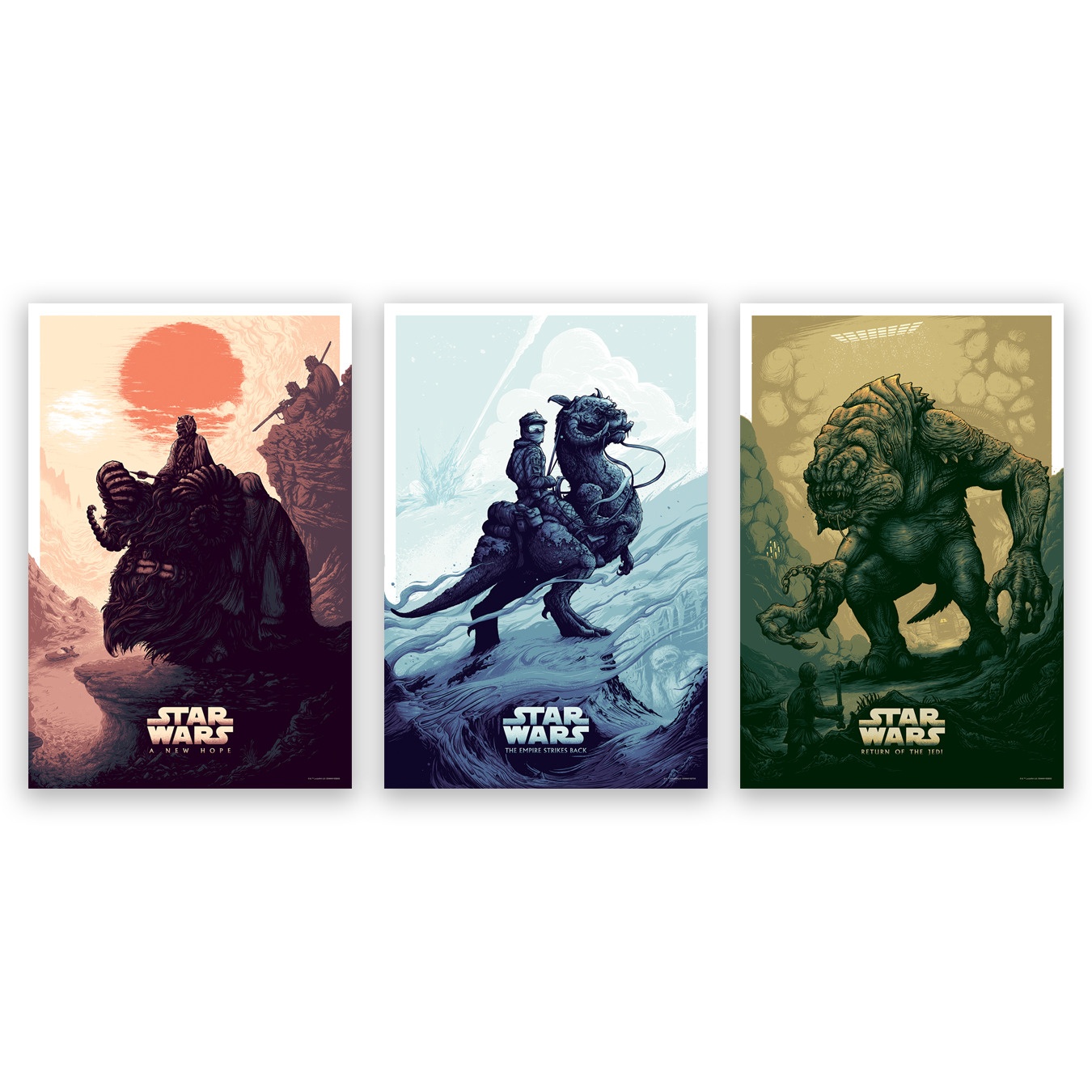 STAR WARS TRILOGY by Alex Hovey - On Sale INFO!