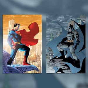 BATMAN #608 & SUPERMAN #204 by Jim Lee + David Welker's SUMMER SHOW Prints - On Sale INFO!