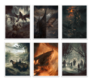 THE LORD OF THE RINGS Showcase by Karl Fitzgerald & TRAVERSE by Bruce Horan via AXON - On Sale INFO!
