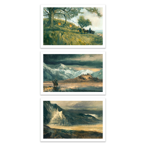 THE LORD OF THE RINGS Paintings Series by Karl Fitzgerald - On Sale INFO!