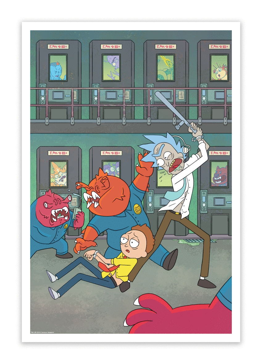 RICK AND MORTY - Comic Book Covers #1-5 by CJ Cannon and Ryan Hill - On Sale Info!