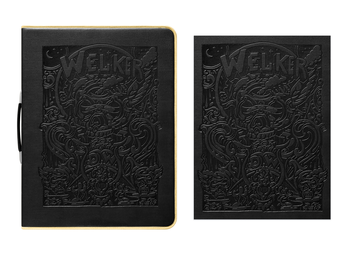 DAVID WELKER x Baroque Portfolios - Embossed Portfolio + Print