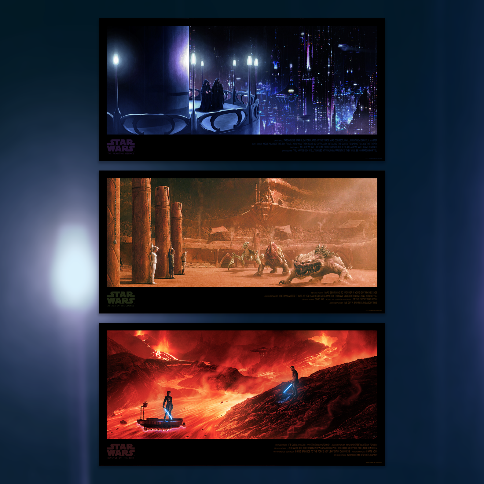 STAR WARS Prequel Trilogy by Kevin Wilson - On Sale INFO!