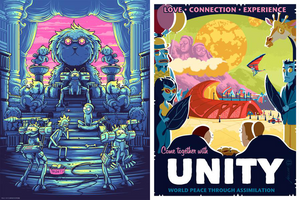 RICK & MORTY Prints by Dan Mumford and Brian Miller On Sale Info!