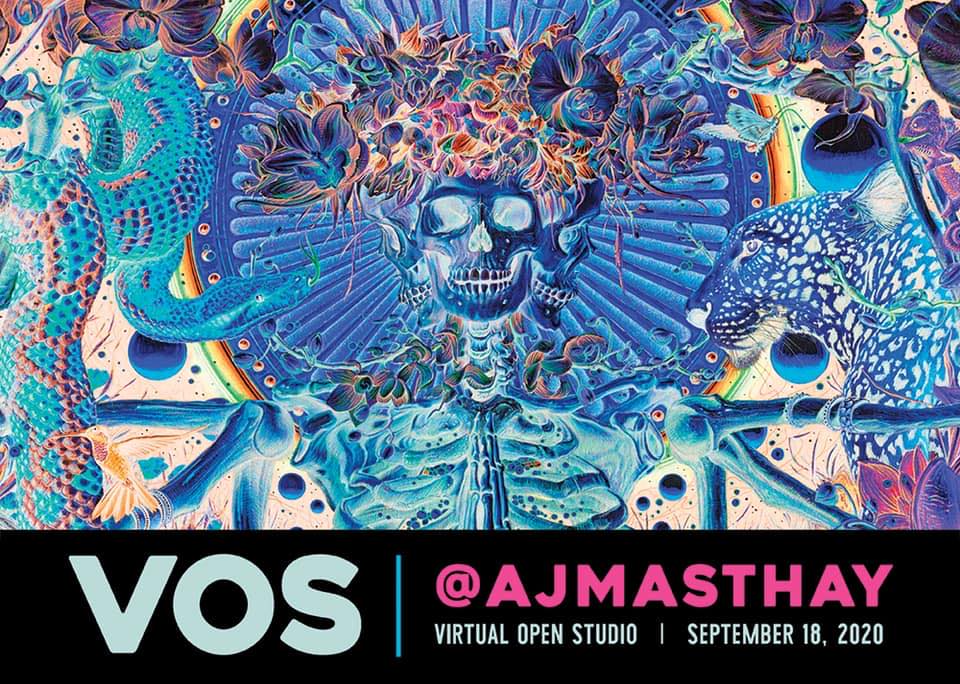 AJ MASTHAY: VIRTUAL OPEN STUDIO - SHOW INFO!