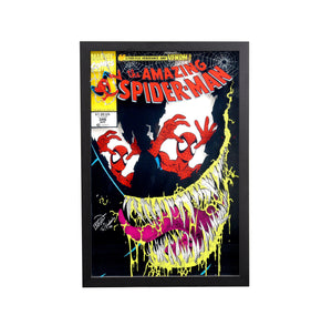 Erik Larsen "The Amazing Spider-Man #346" Framed Acrylic Diorama