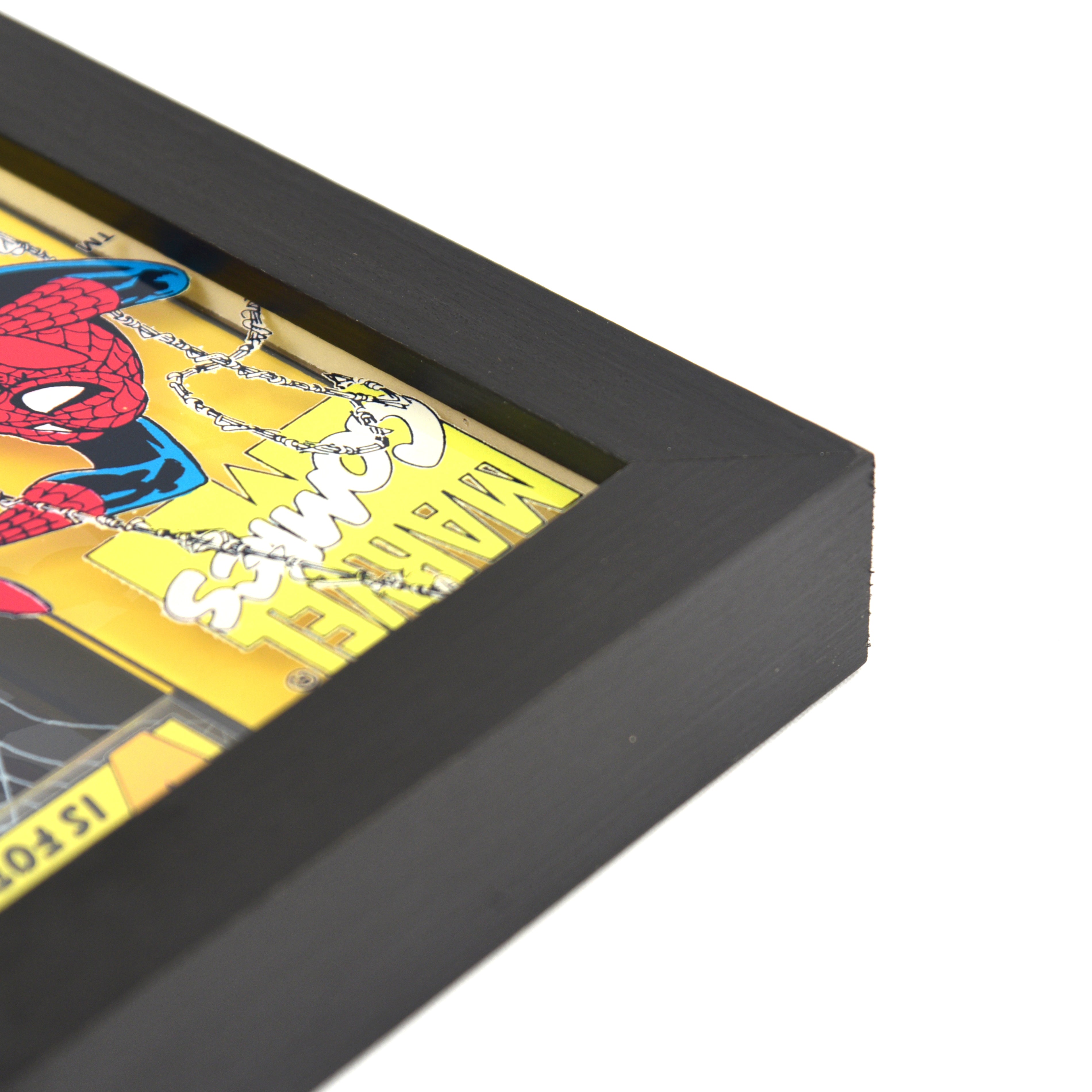 Erik Larsen "The Amazing Spider-Man #346" Framed Acrylic Diorama