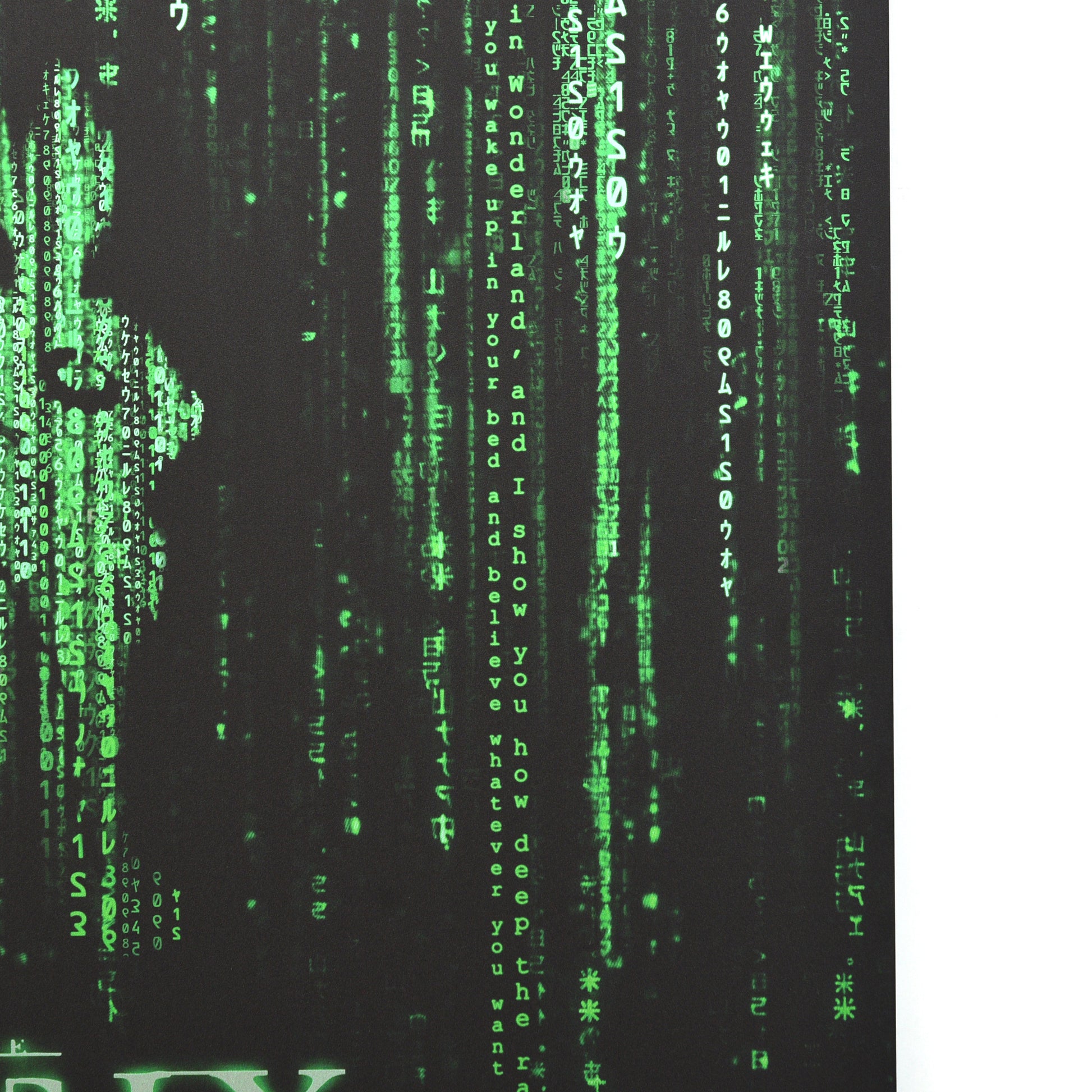 Pablo Olivera "Wake up, Neo" Aluminum Print