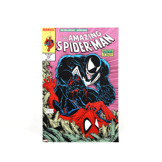 Todd McFarlane "The Amazing Spider-Man #316" Multi-Layer Acrylic Panel (Comic Size)