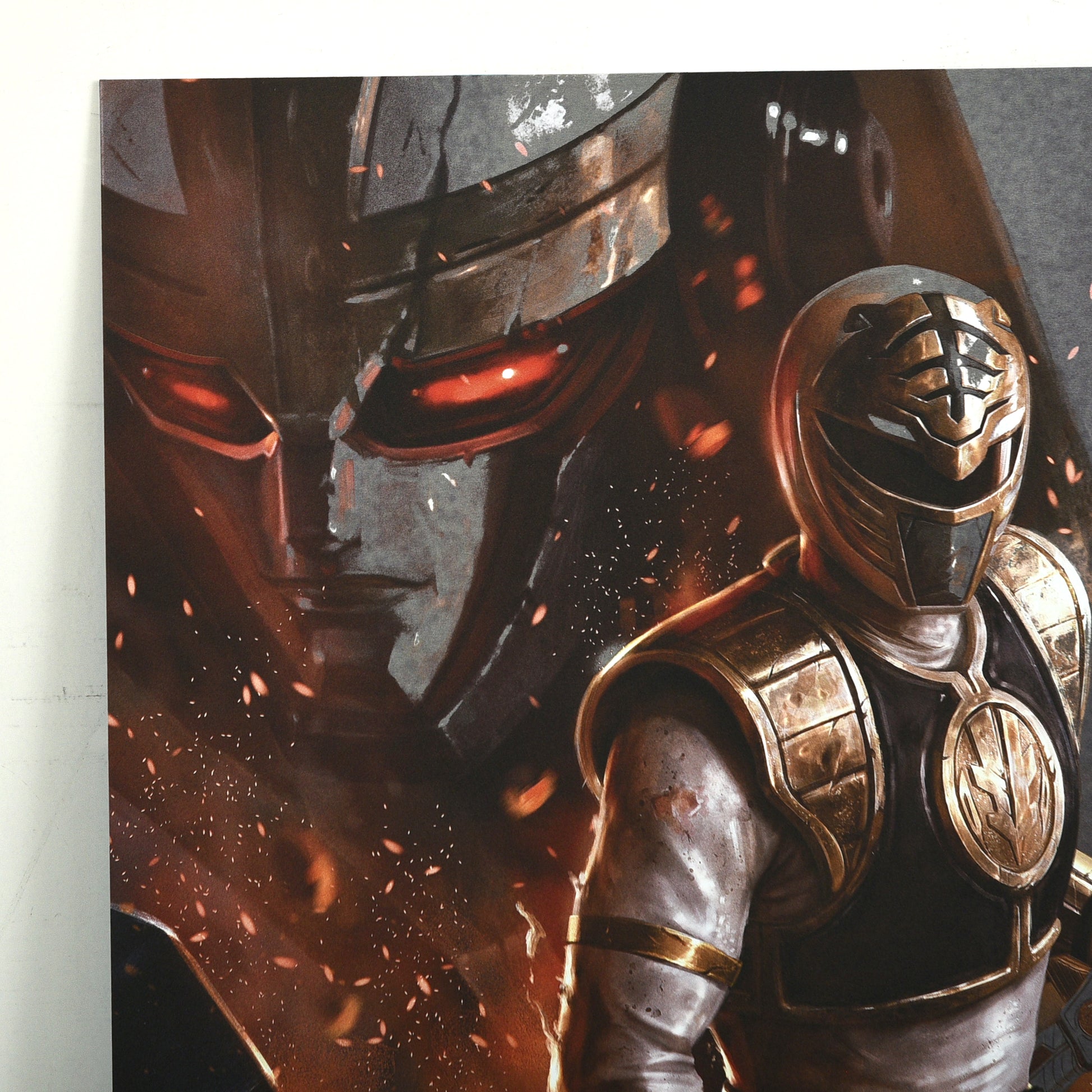 Carlos Dattoli "The White Ranger" Aluminum Print