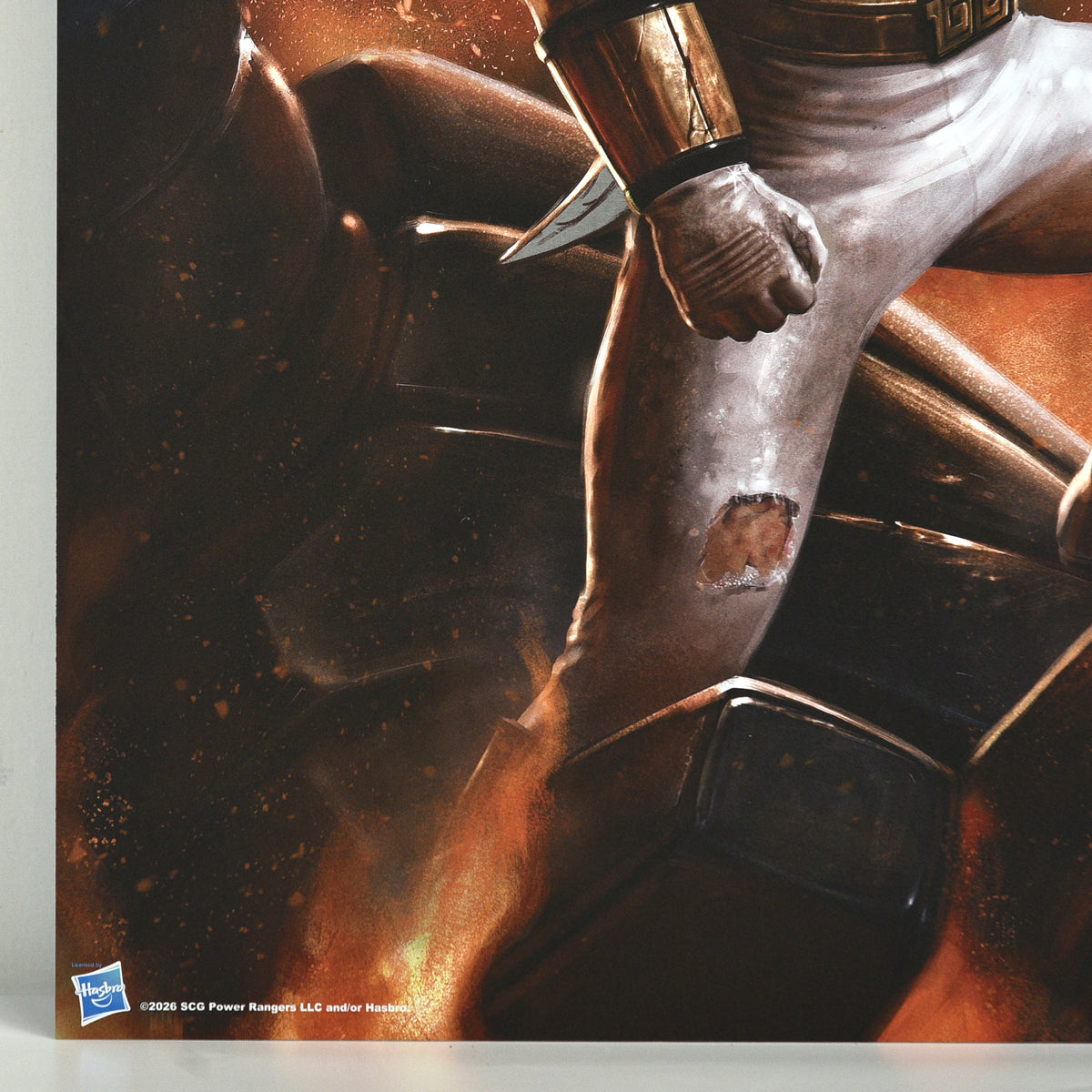 Carlos Dattoli "The White Ranger" Aluminum Print