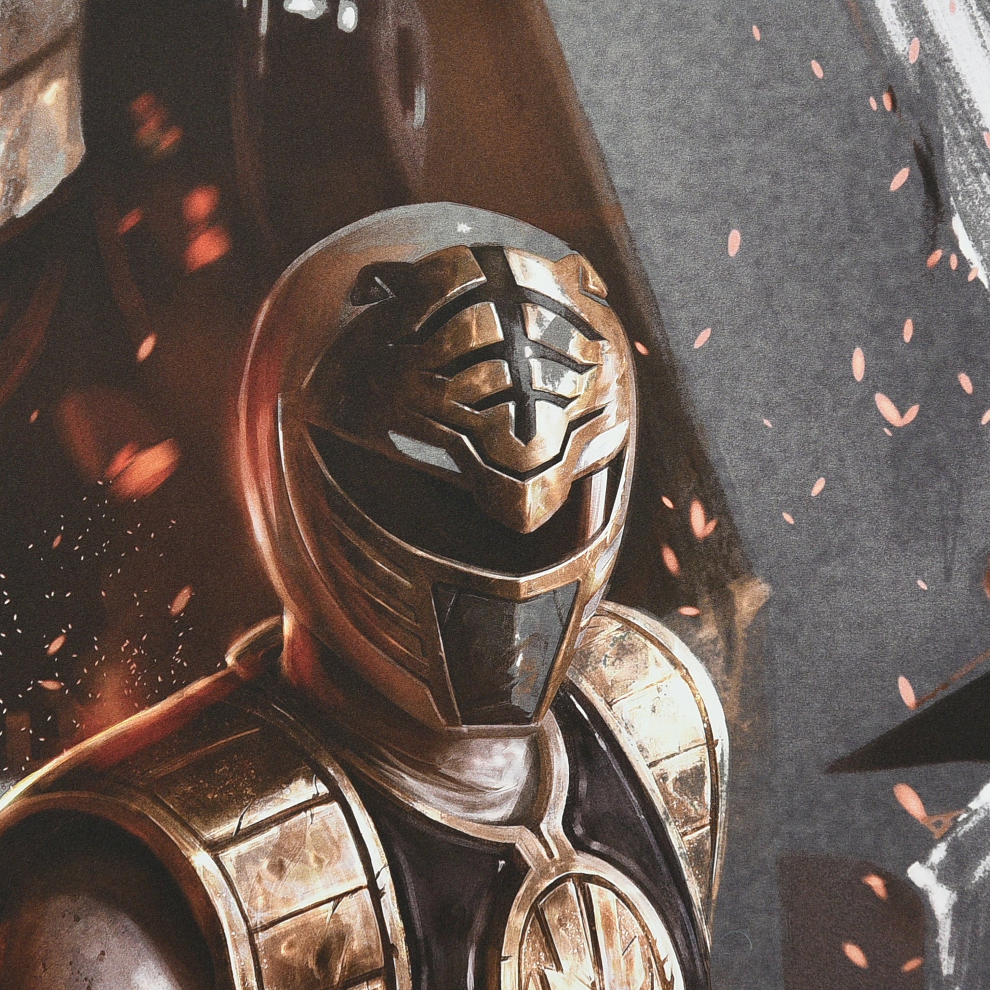 Carlos Dattoli "The White Ranger" Aluminum Print