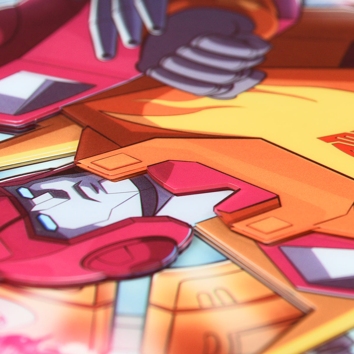 Mike McGee "The Transformers: The Movie" Multi-Layer Acrylic