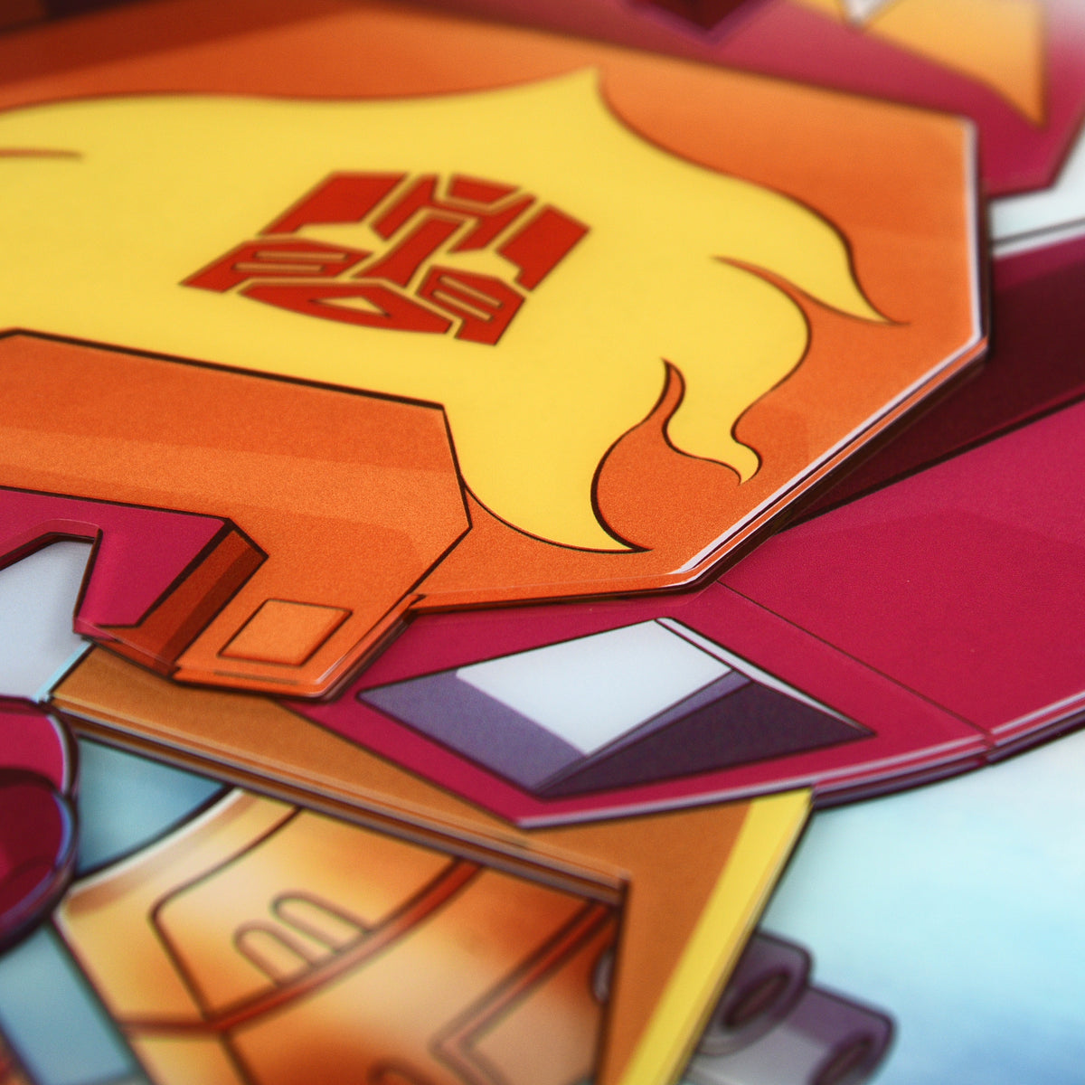 Mike McGee "The Transformers: The Movie" Multi-Layer Acrylic