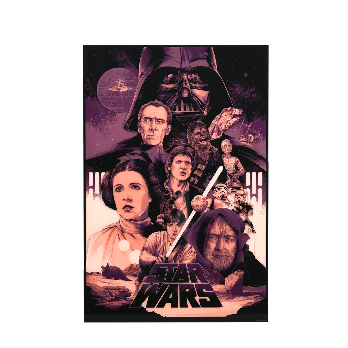 Ken Taylor "The Force Within (A New Hope)" Variant - Multi-Layer Acrylic