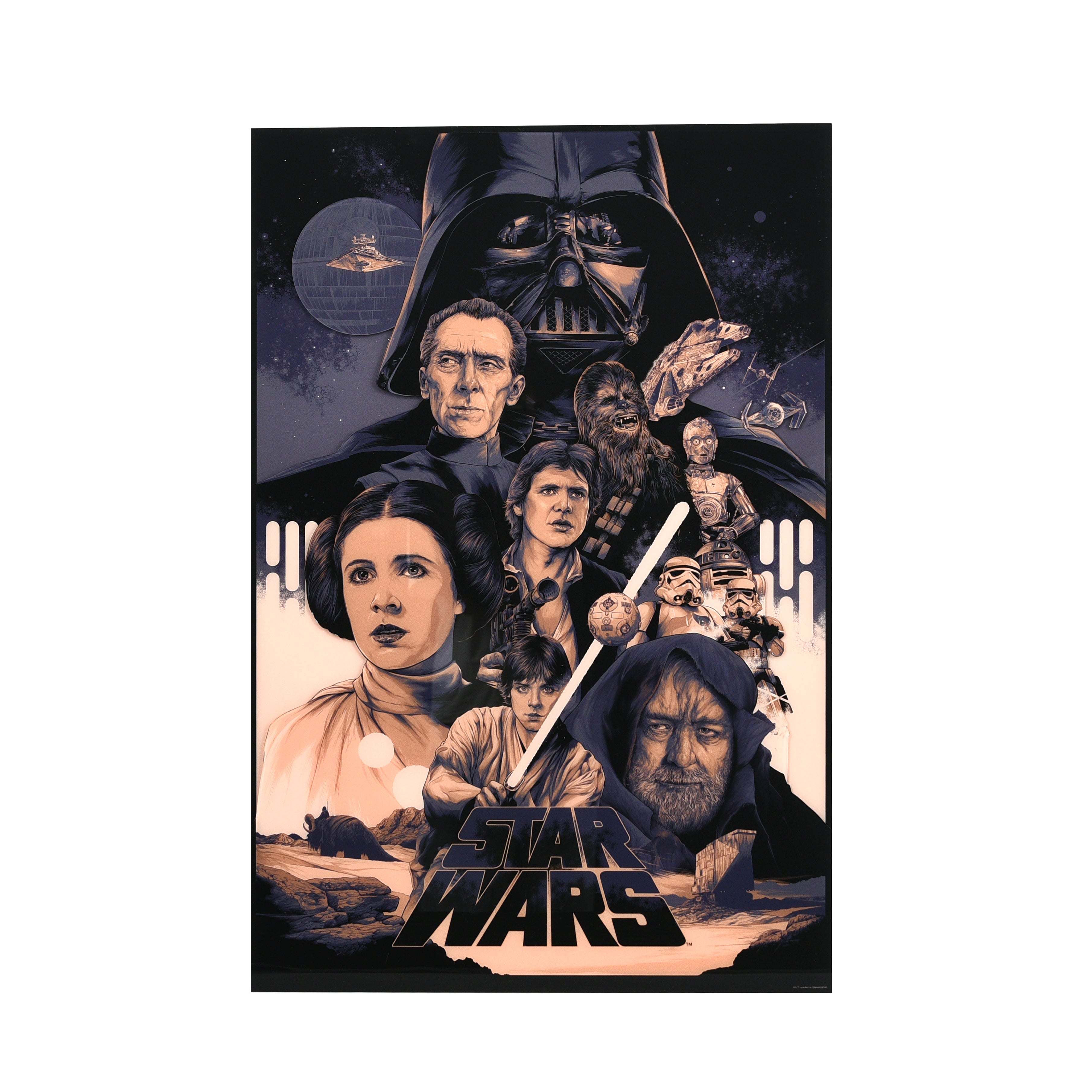Ken Taylor "The Force Within (A New Hope)" Multi-Layer Acrylic