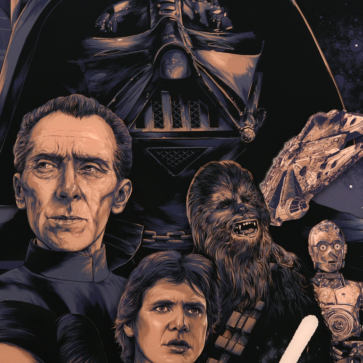 Ken Taylor "The Force Within (A New Hope)" Multi-Layer Acrylic
